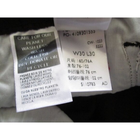 New Women Levis 711 Skinny Corduroy Black Pants Sz 30x30 (WP302) - Picture 10 of 11